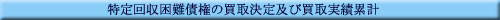 特定回収困難債権の買取実績累計